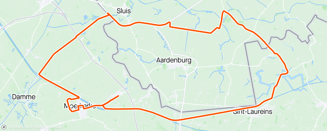 Map of the activity, SRT WOENSDAGRITJE