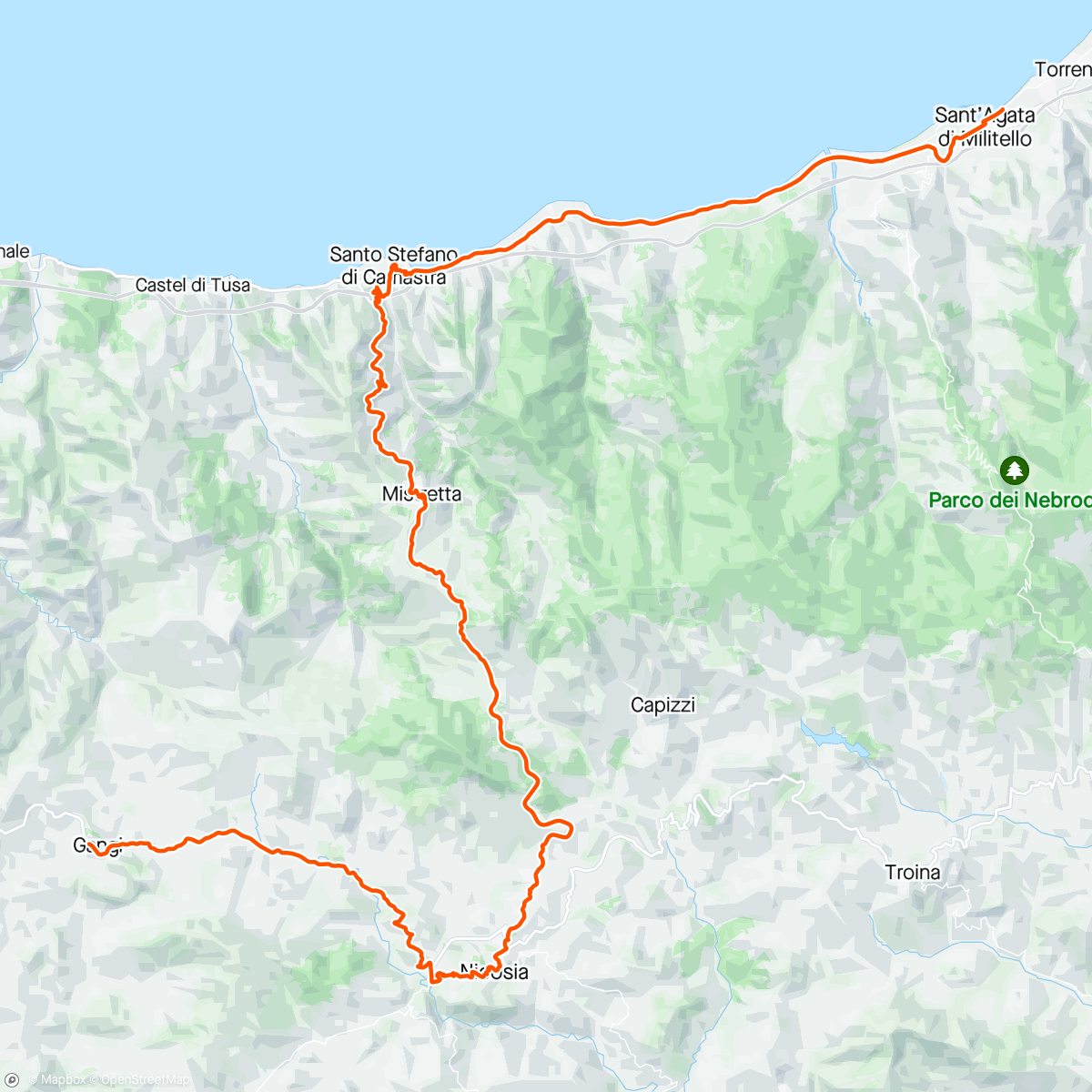 Mapa da atividade, Sizilien 7