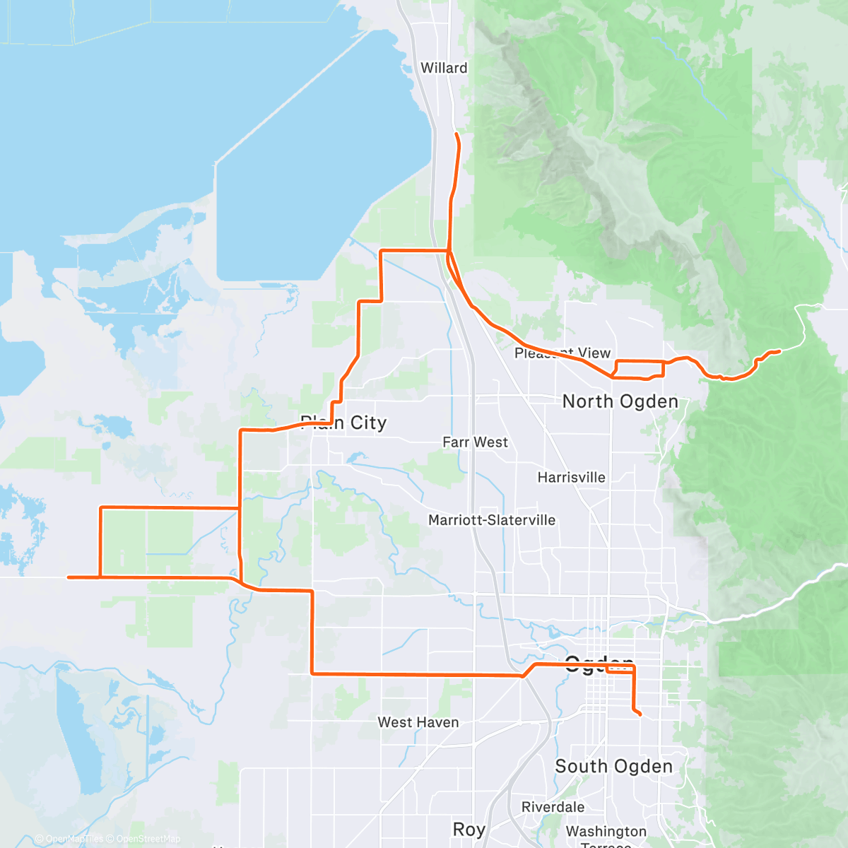 Map of the activity, That US 89 grav tho