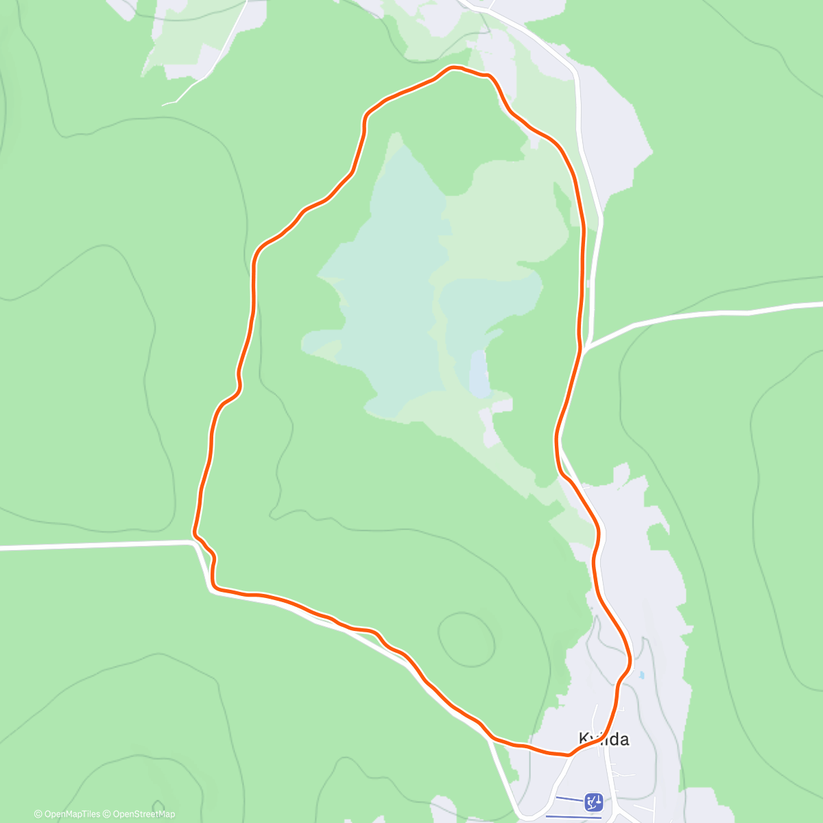 Карта физической активности (Lunch Run)