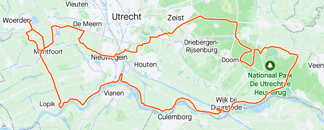 Map of the activity, After Amstel