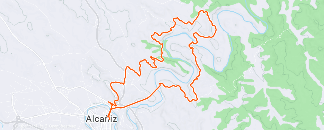 Map of the activity, Agua y patinaje sobre barro