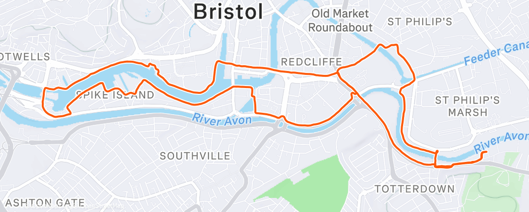 Карта физической активности (Morning Run)