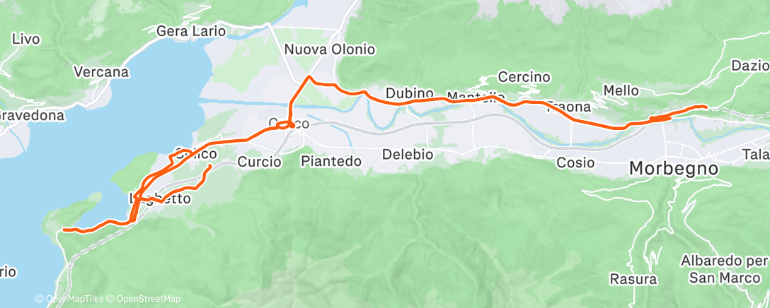 Map of the activity, Easy in compagnia