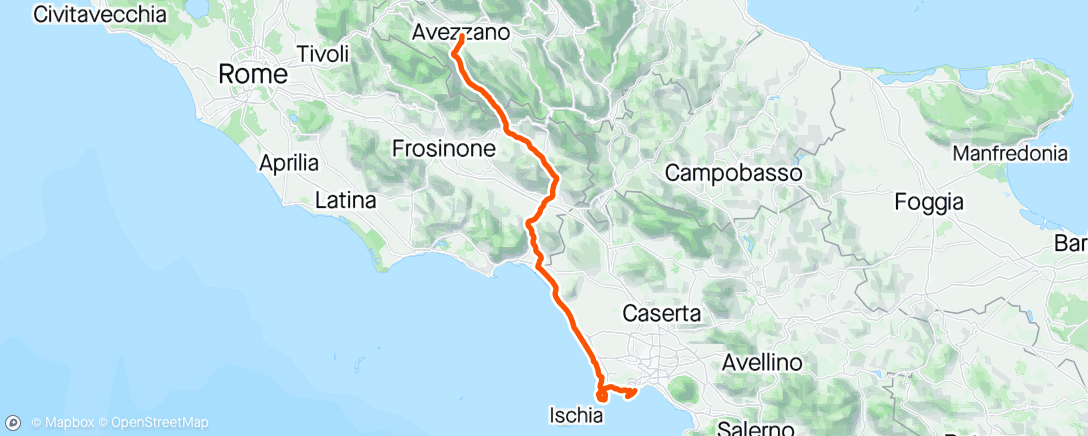 「Giro d‘Italia - Stage 9」活動的地圖