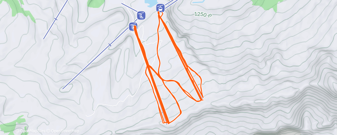 Map of the activity, Morning Alpine Ski in Hoch-Ybrig