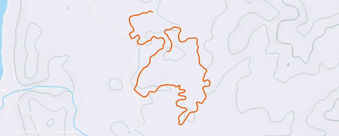 Map of the activity, Zwift - Emily's Short Mix on Valley to Mountaintop in Makuri Islands