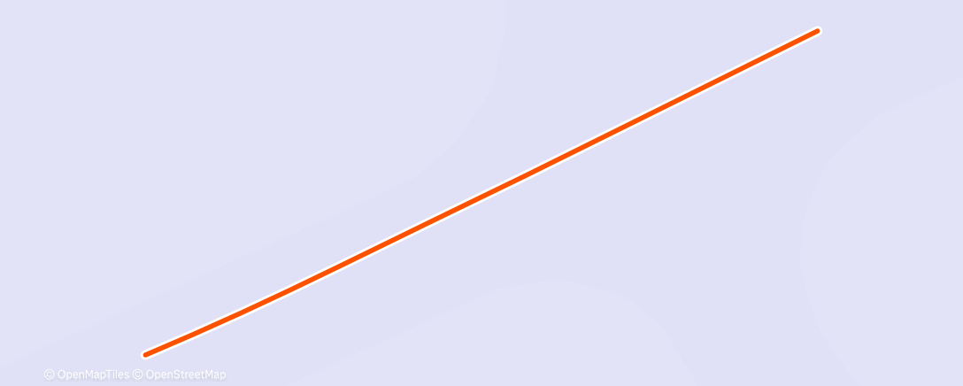 Map of the activity, Morning Run