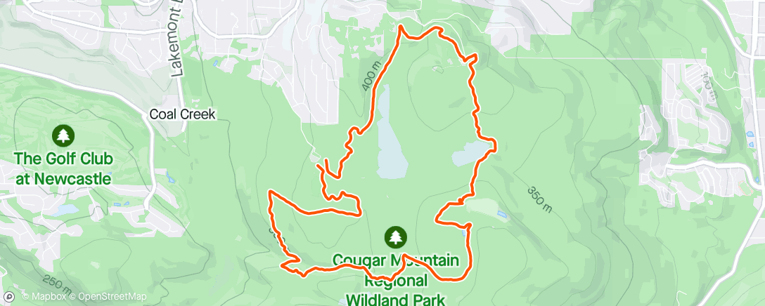 Map of the activity, The increasingly fast Issaquah Alps Trail Crew