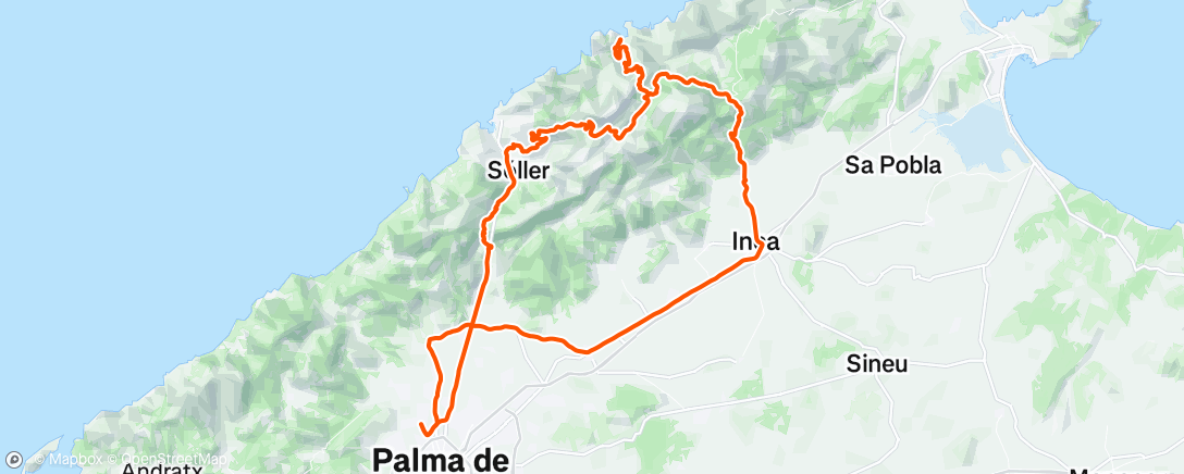 Mappa dell'attività Sa Calobra ⛰️