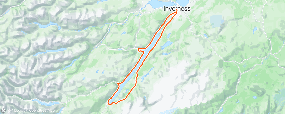 Mapa de la actividad (Etape Loch Ness)