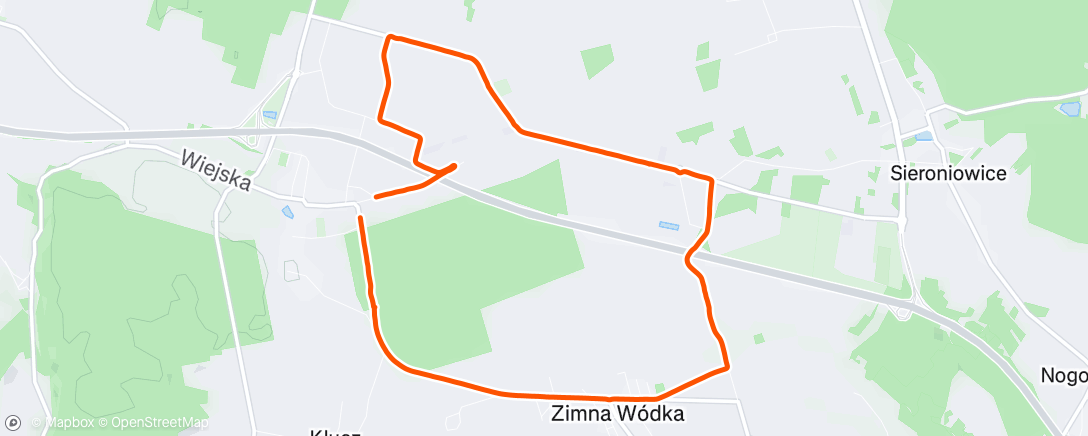 Map of the activity, Afternoon Ride
