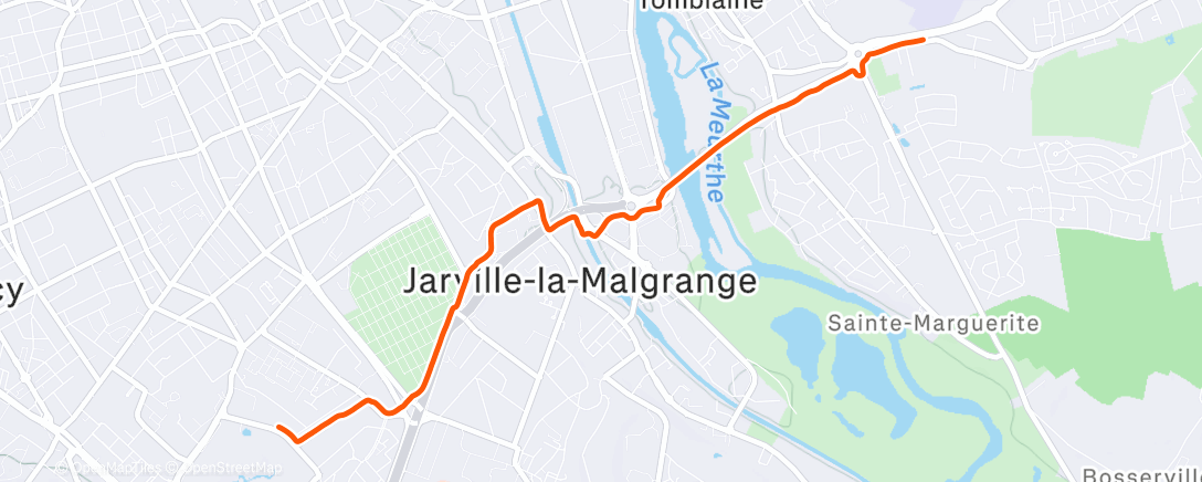 Map of the activity, retour boulot