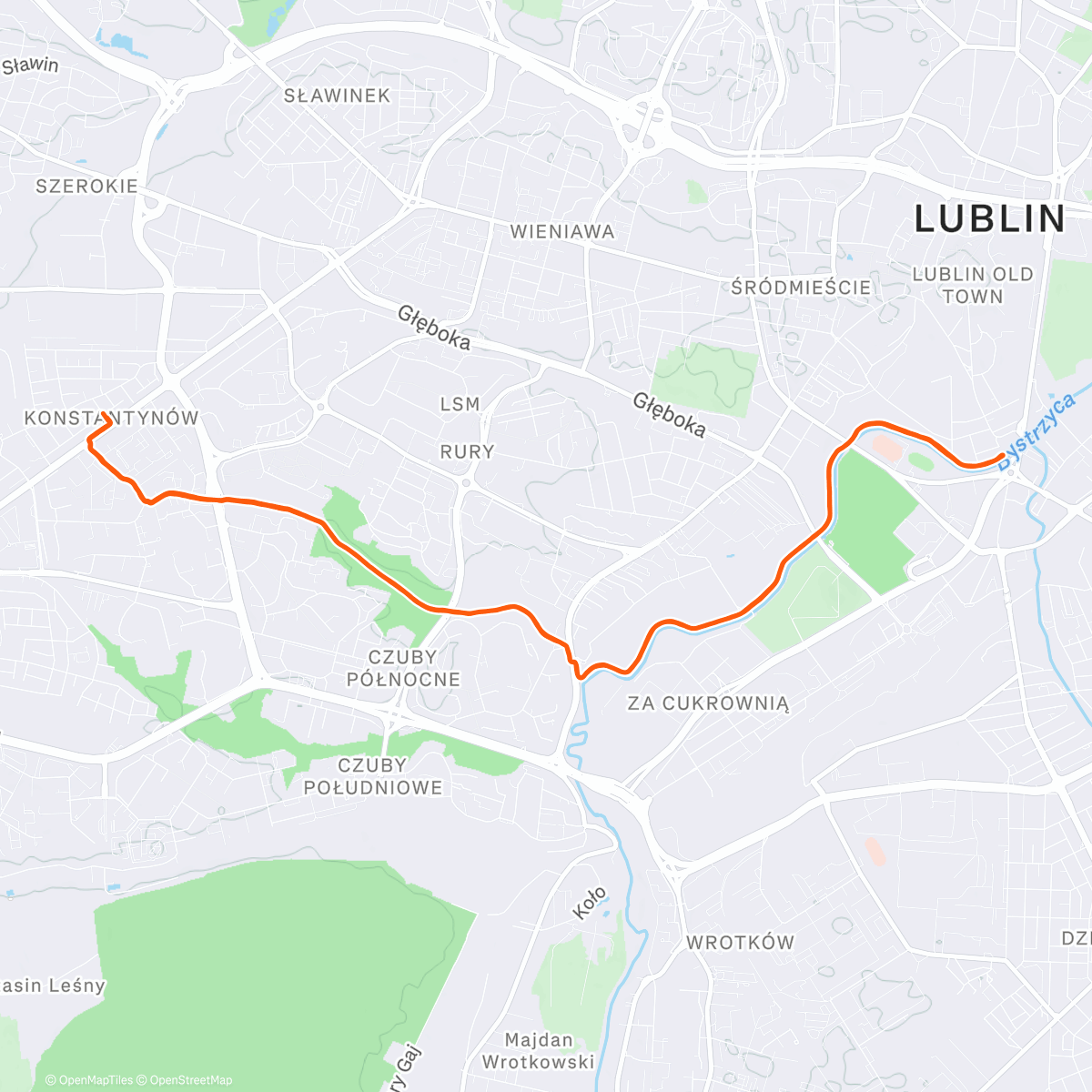 Map of the activity, Cheesecake Run