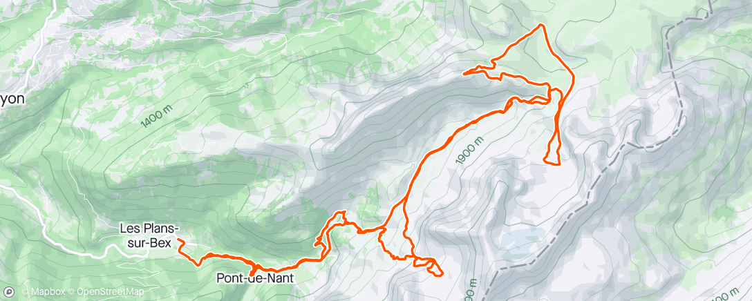Map of the activity, Skitour am Morgen