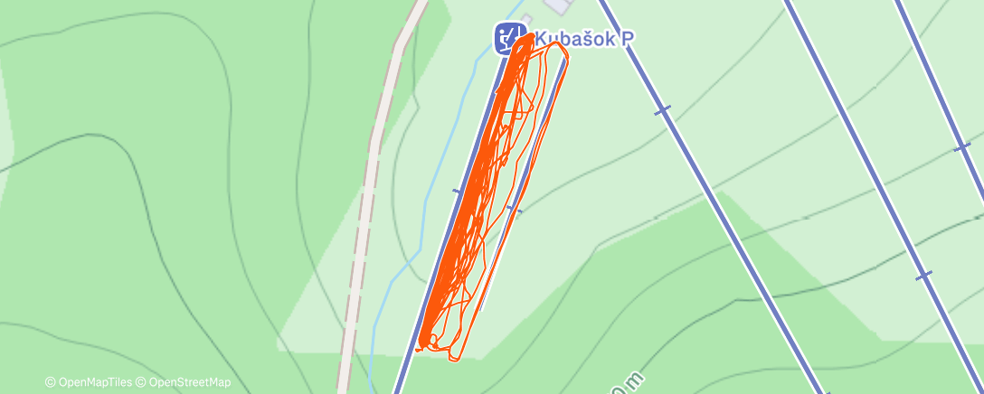 Map of the activity, Kubašok s deťmi