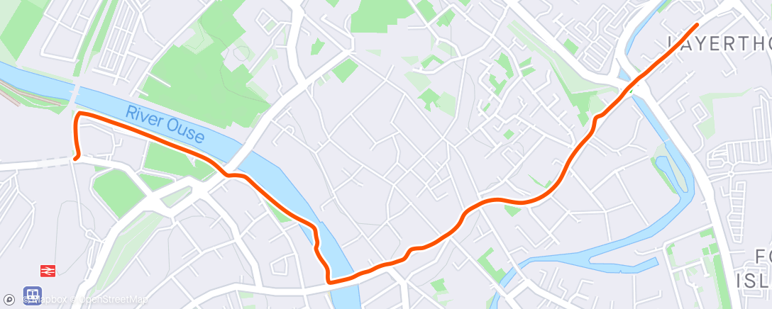 Map of the activity, Walk to the Railway  Museum