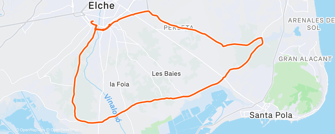 Map of the activity, Correteando un poco