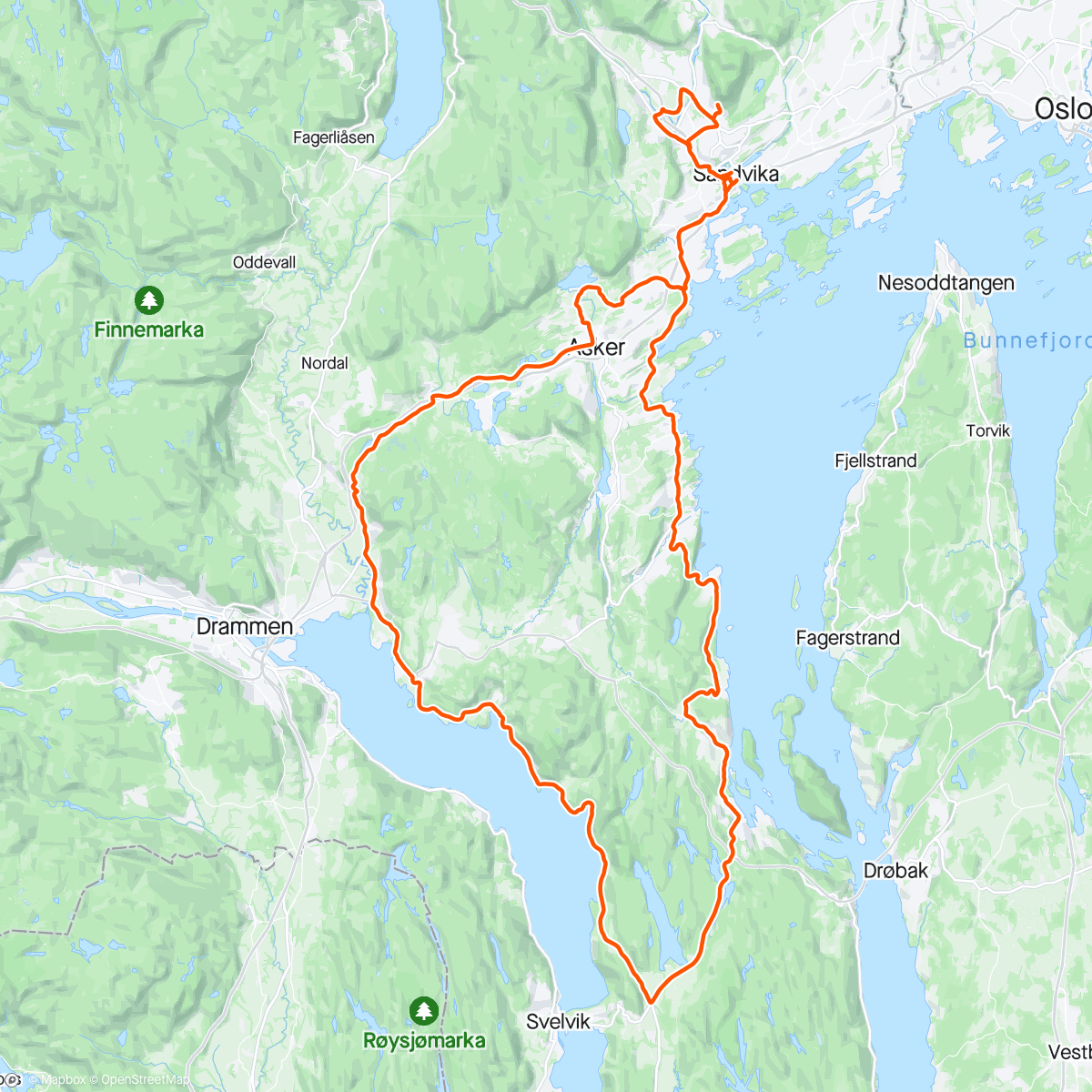 Map of the activity, Klokkarstua med Gåping 🌞