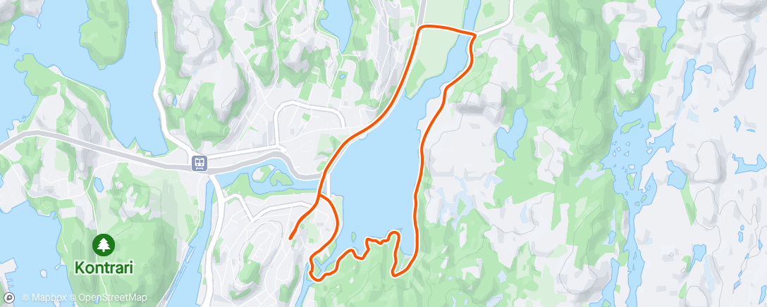 Map of the activity, Tur nr 2 - Rundt slettebøvannet med keth og Børre 🦮