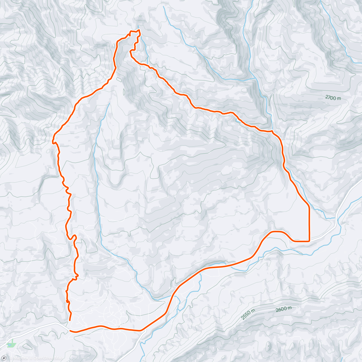 Map of the activity, G Man Chasin’