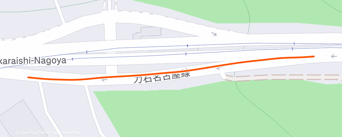 Map of the activity, ランチタイム ライド