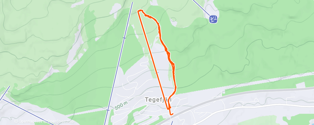 Map of the activity, Thursday Morning Boarding