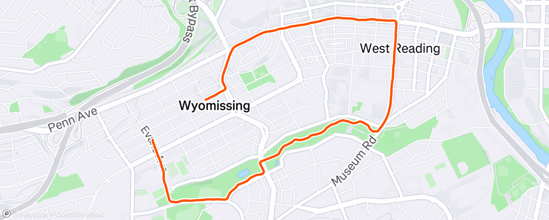 Map of the activity, Post Dessert Run