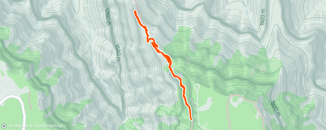 Map of the activity, South Kaiban Trail