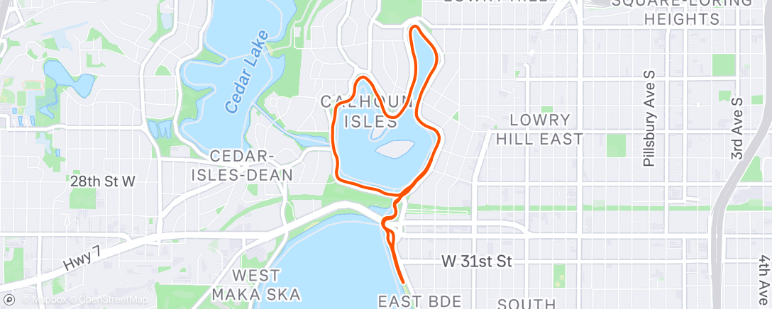 Map of the activity, Walk and talk with Alli