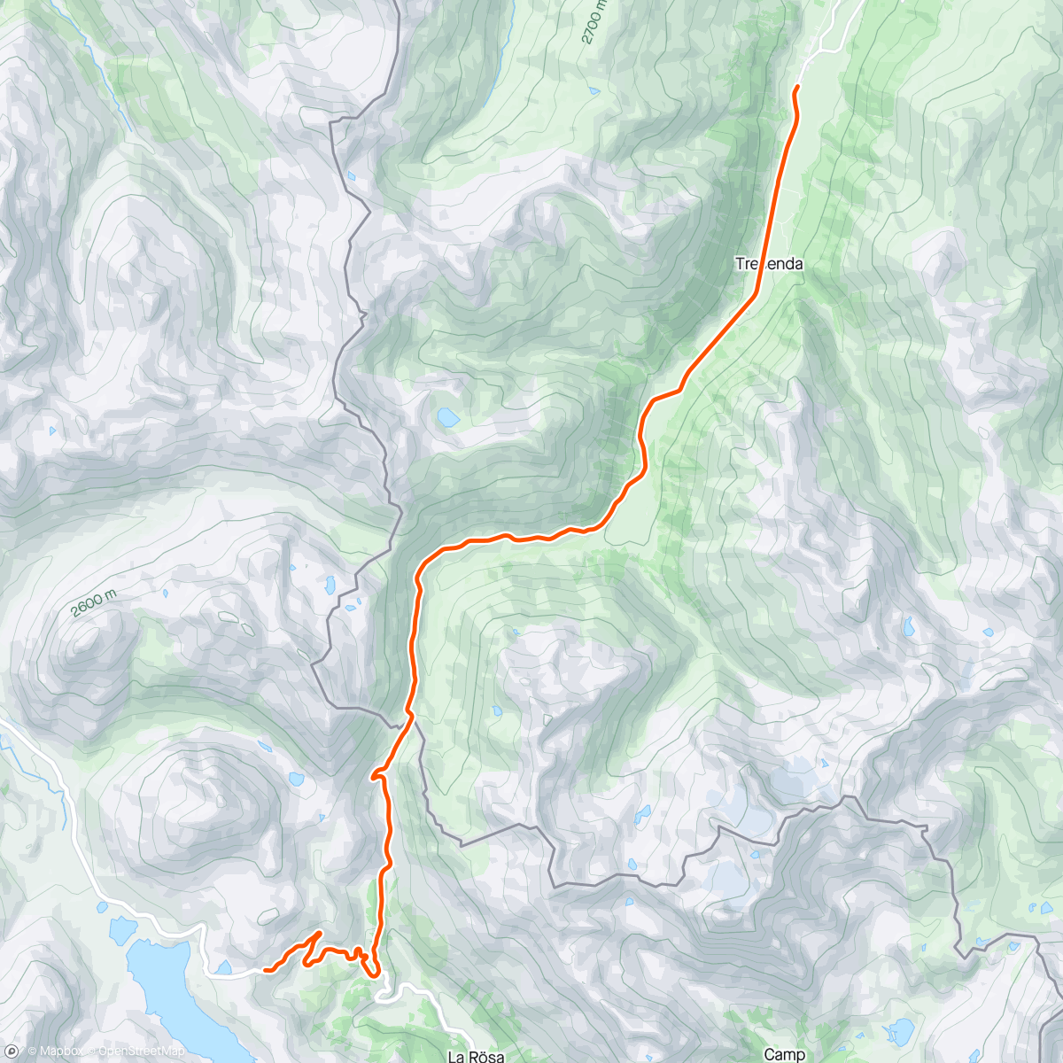 Map of the activity, ROUVY - Passo del Bernina | Italy