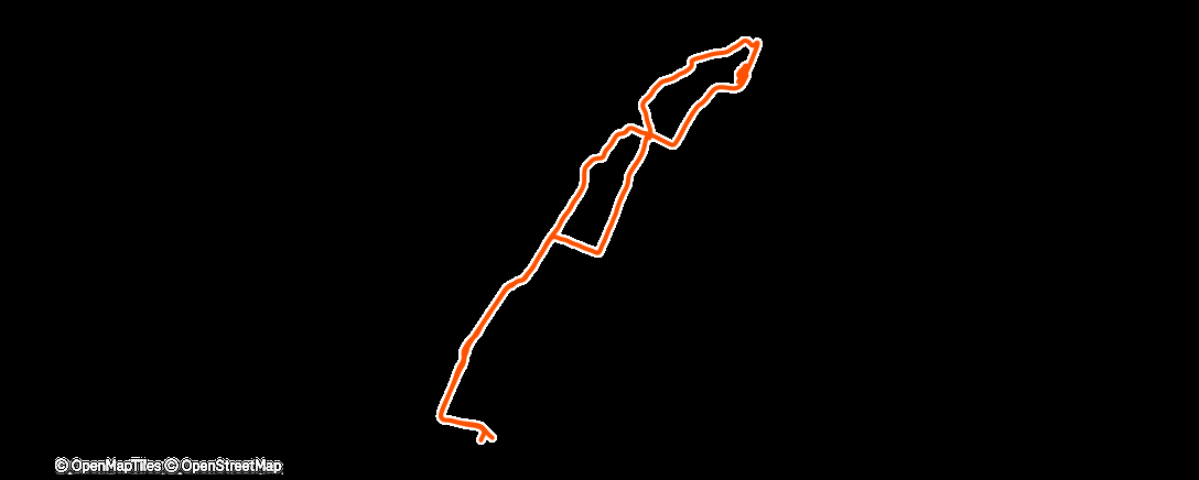 Map of the activity, Spaziergang am Nachmittag