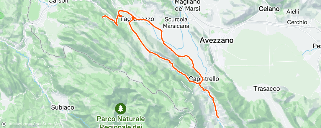 Map of the activity, Morning Ride