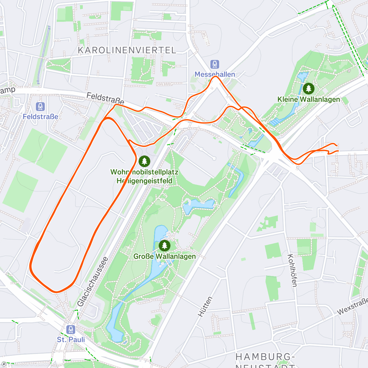 Map of the activity, Fat Boyz Track Club 💎 easy run