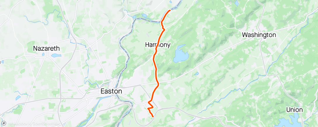 Map of the activity, Casual commute