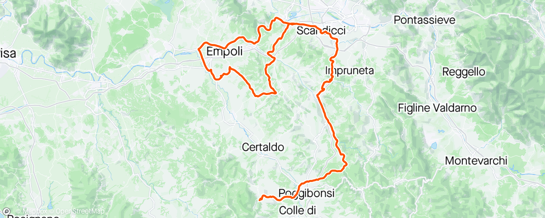 Map of the activity, Fiori di Frassino e Glicine 😁