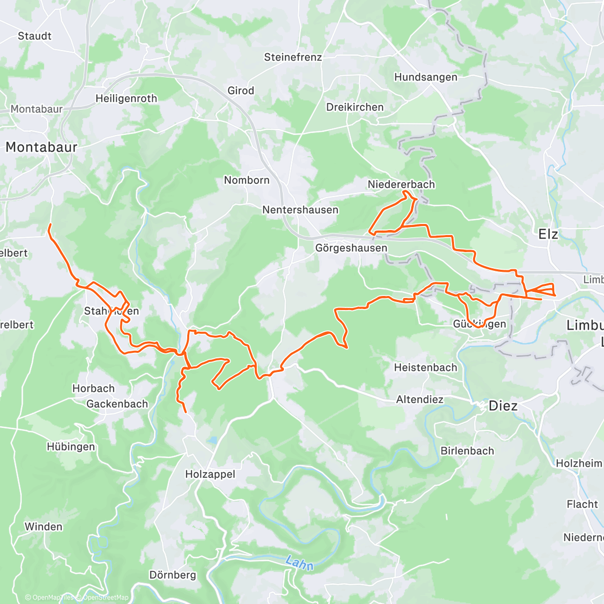 Карта физической активности (Taunustaler Xmas Hm Battle)