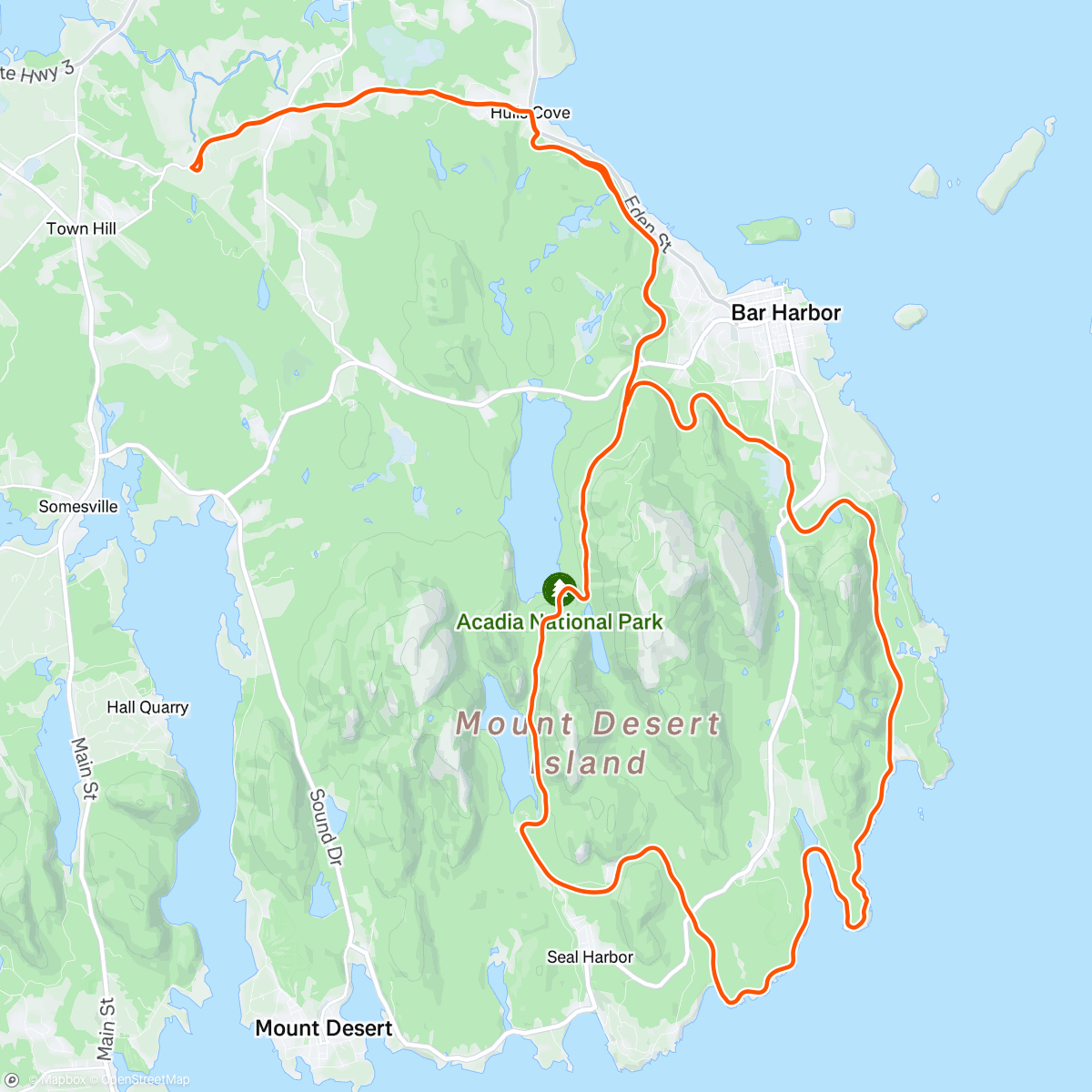 Map of the activity, Morning Ride