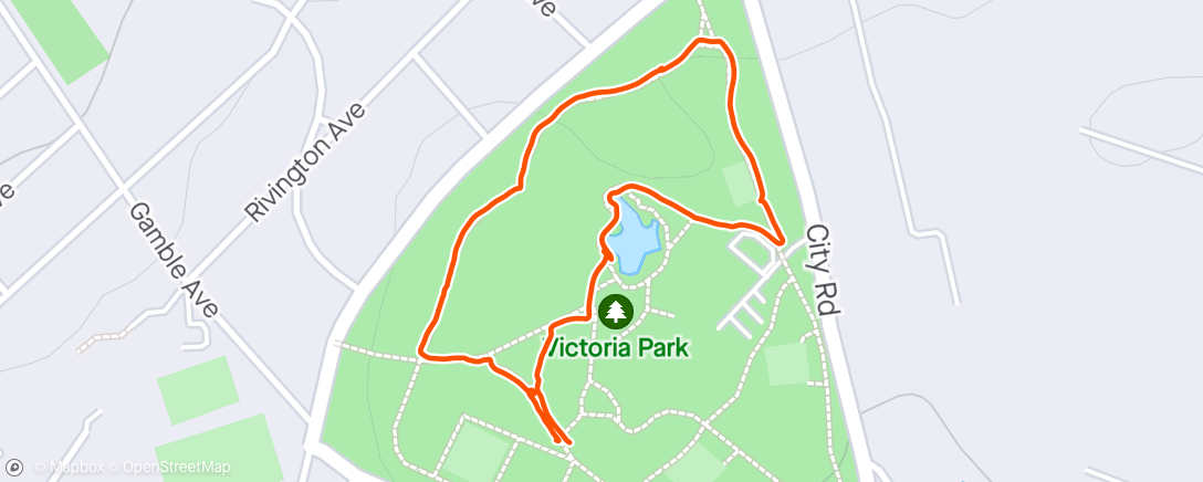 Map of the activity, Setting up Victoria St Helens junior parkrun RD duties