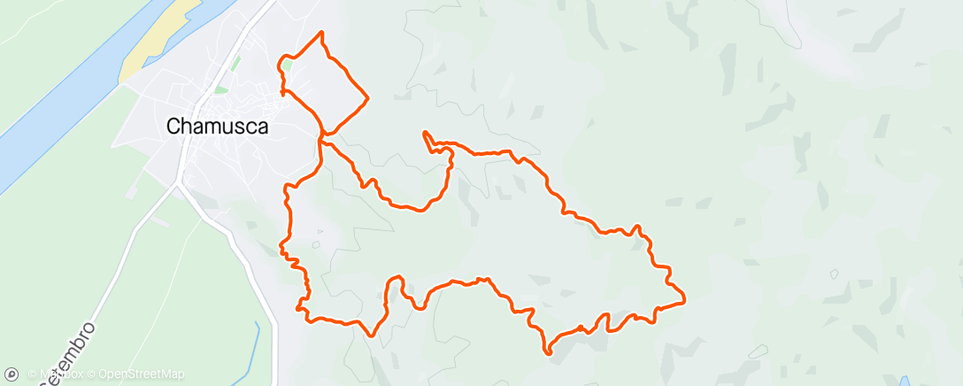 Map of the activity, Trail da chamusca 2024