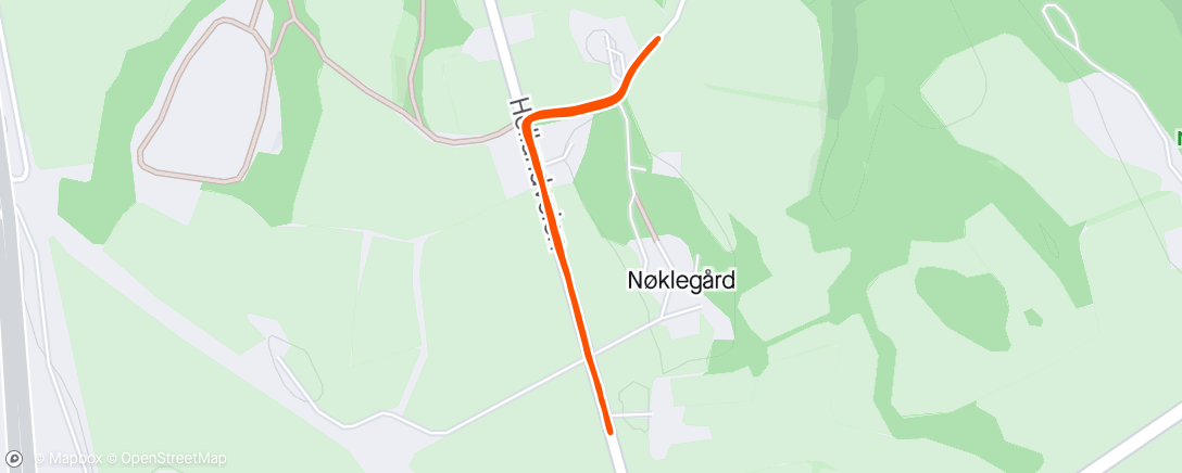 Map of the activity, ☁️ Nykirke, Vestfold og Telemark Afternoon Run