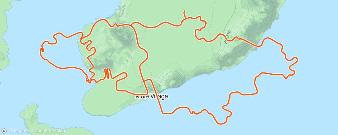 Map of the activity, Zwift - Evening Spin