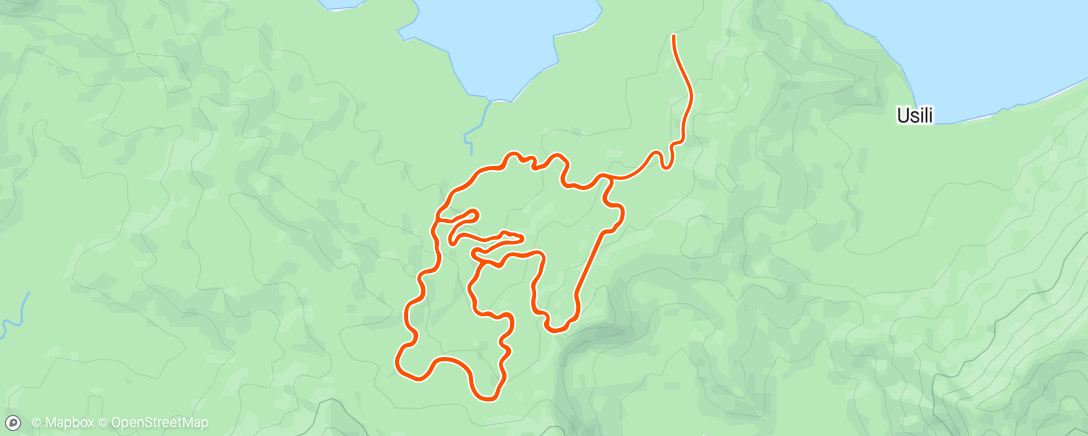 Map of the activity, Zwift - Serpentine 8 in Watopia ride with Si