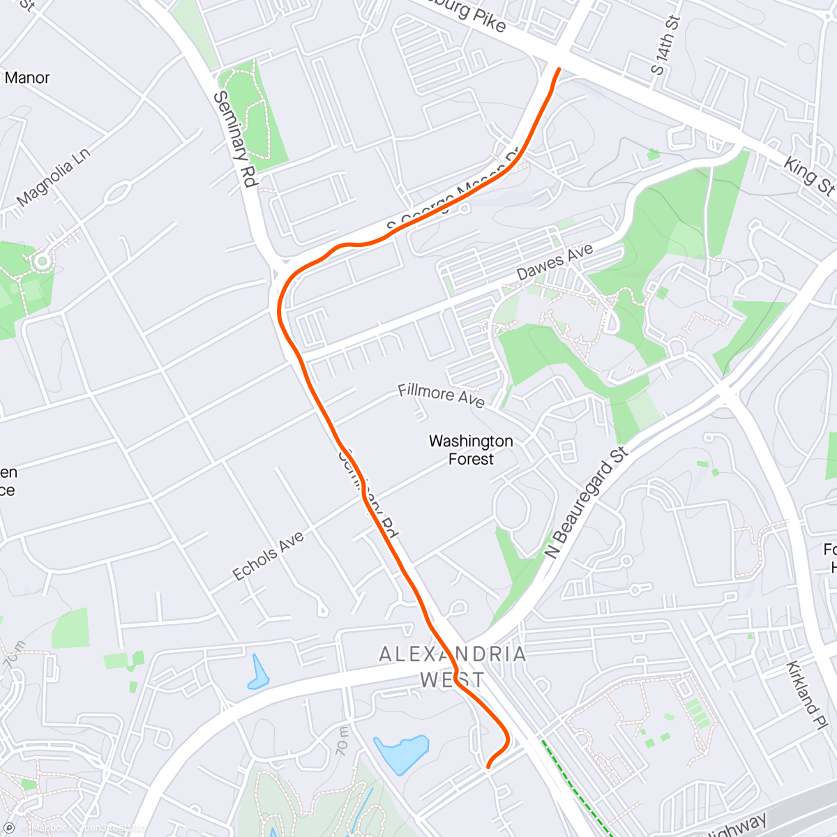 Map of the activity, Walk back before kid bday celebrations and baseball ⚾️  🏟️