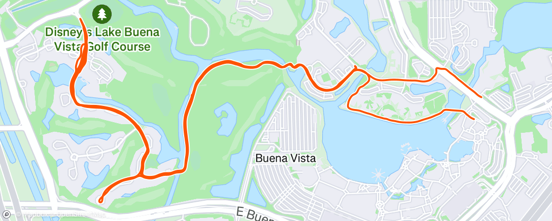 Map of the activity, When they kick you out of Disney