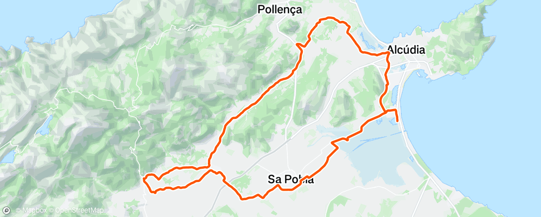 Map of the activity, Mallorca #8 ☕️🚴🏼‍♀️🚴🏼‍♀️ with Maija