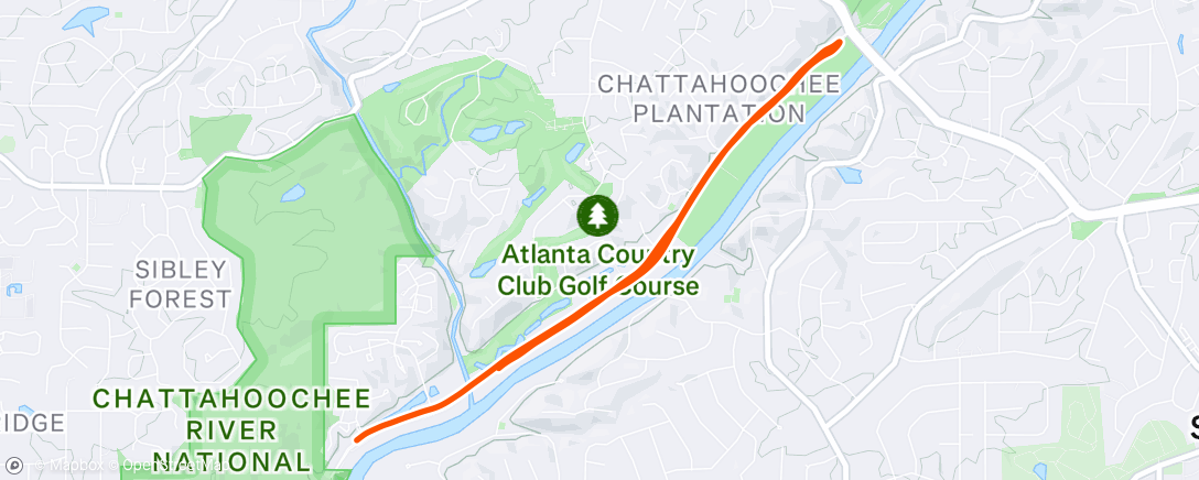 Map of the activity, Morning Ride