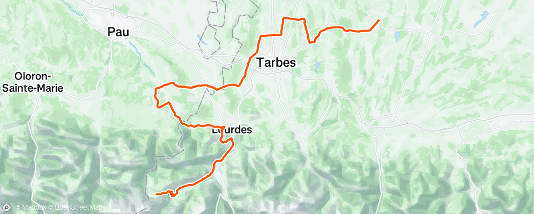 Map of the activity, Morning Ride
