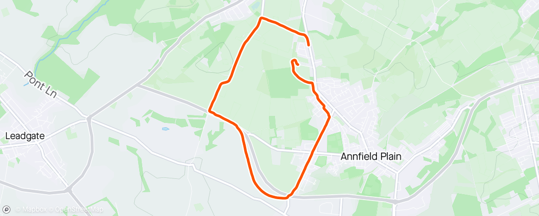 Map of the activity, Little run out with Sam and milo 🐕