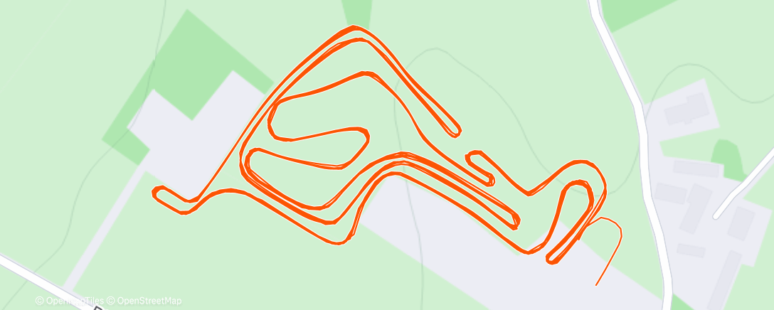 Map of the activity, CX Kruisem 13de